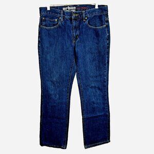 Urban Pipeline Slim Straight Jeans 32x30 Vintage Wash Y2K Retro-Core Denim